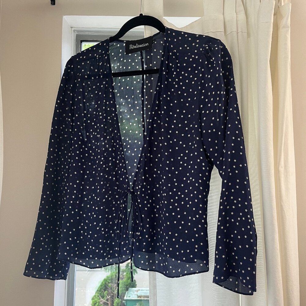 Realisation Par Bianca Top Navy